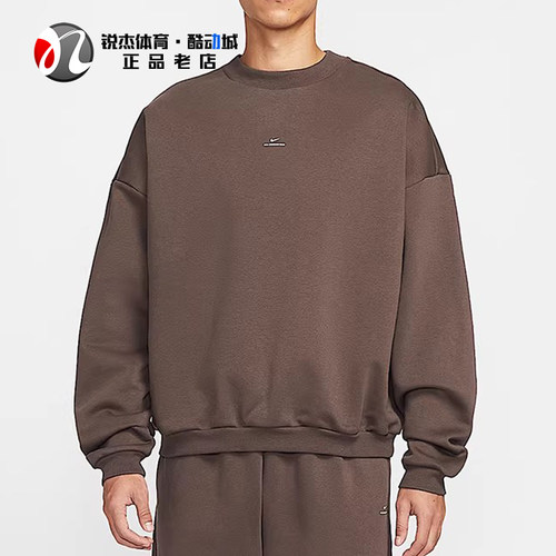 耐克Nike男子加绒保暖圆领卫衣