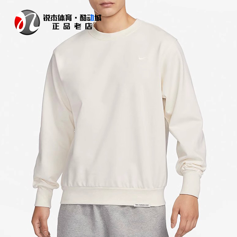 耐克Nike男圆领透气套头卫衣刺绣