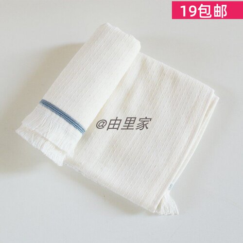 40*70米白色加厚流苏纯棉面巾柔软简约双面吸水厚实秋冬大毛巾