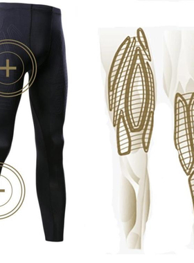 压缩裤马拉松跑步裤女EVS运动紧身压力训练速干弹力健身越野裤男