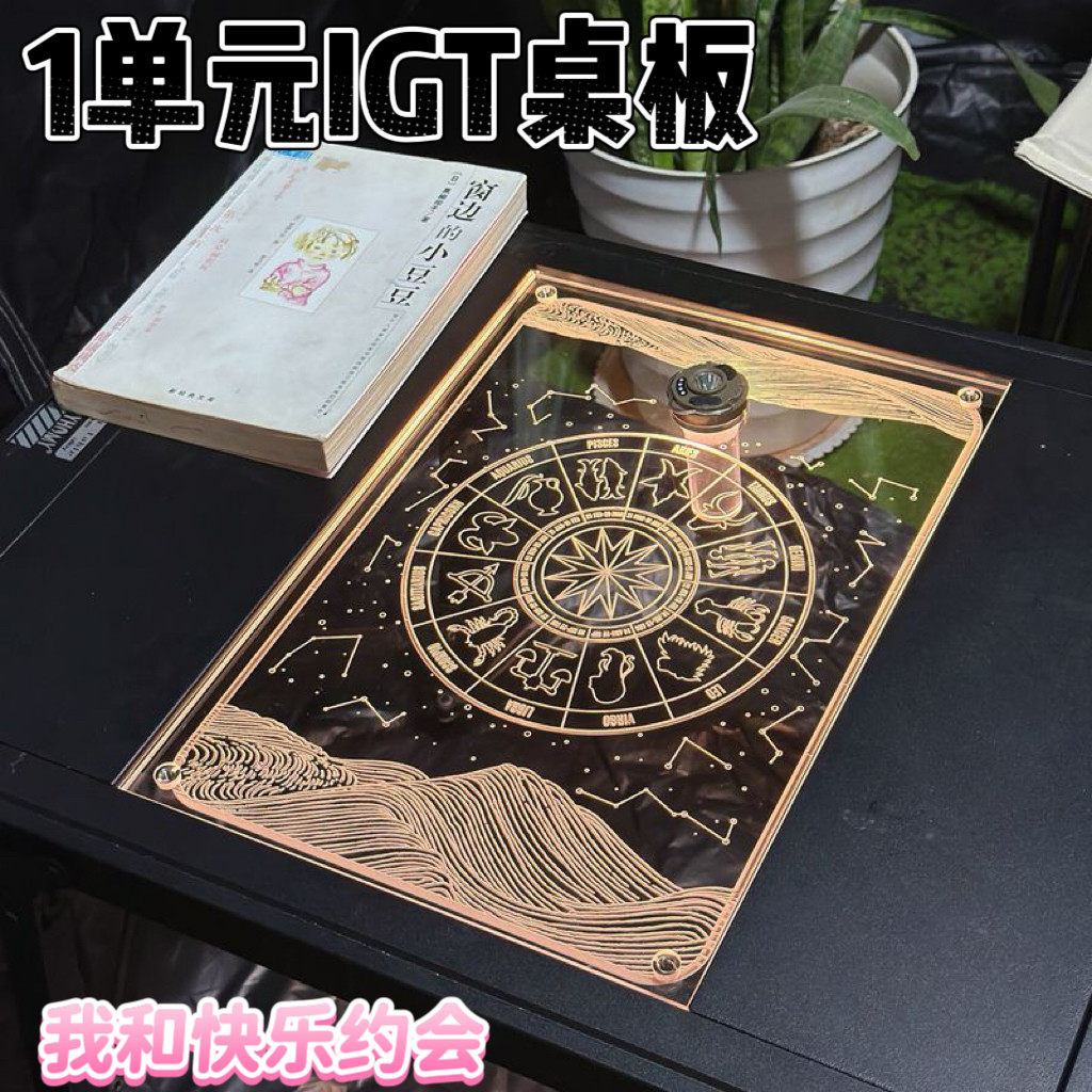原创设计 辉行侠户外igt发光1单元板月亮星座用黑狗GZ灯架亚克力