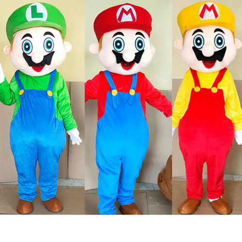 马里奥兄弟人偶服装玩偶服头套
