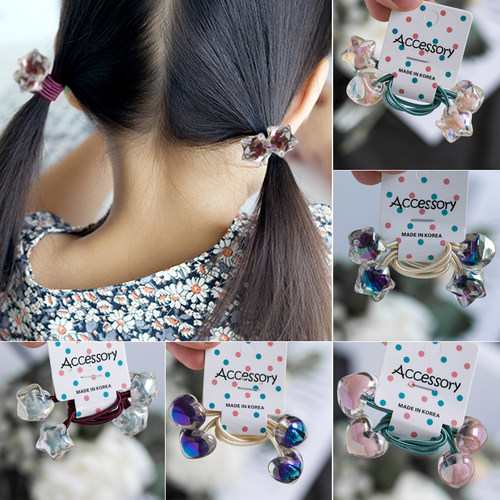 韩国头饰儿童发绳公主扎头发的