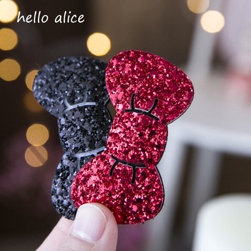 韩国儿童kitty猫女童红色发夹