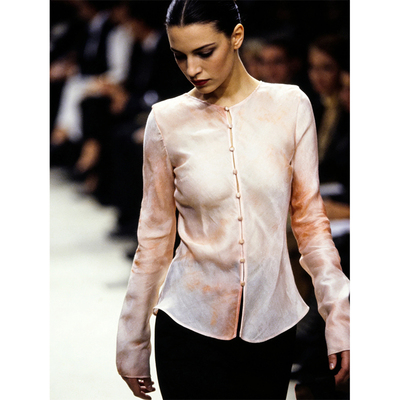 cicidream植物染色上衣衬衫