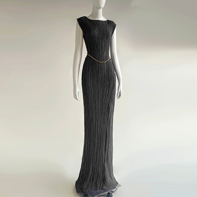 cicidream修身鱼尾长裙连衣裙