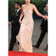 裸粉色缎面精细 cicidream 很浅 真丝面料超长吊带连衣裙