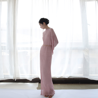 cicidream细麻连衣裙