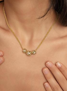 SOLDEVERANO蕃秀转运珠项链女小众高级感吊坠气质百搭锁骨链轻奢