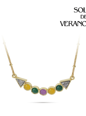 SOLDEVERANO珐琅彩精致可爱项链