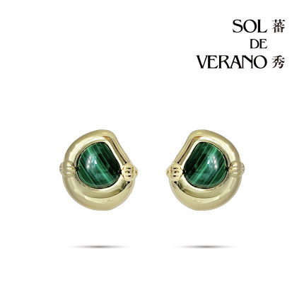 SOL DE VERANO蕃秀 拟贝赞比亚耳钉精致简约个性时尚百搭送女友