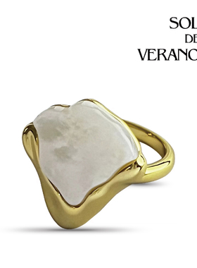 SOL DE VERANO蕃秀 米罗梦境戒指高级独特不规则小众欧美送女友