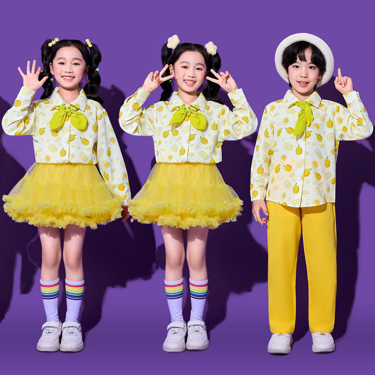 合唱演出服儿童表演服幼儿园运动会服装套装男童秋季女童走秀港风