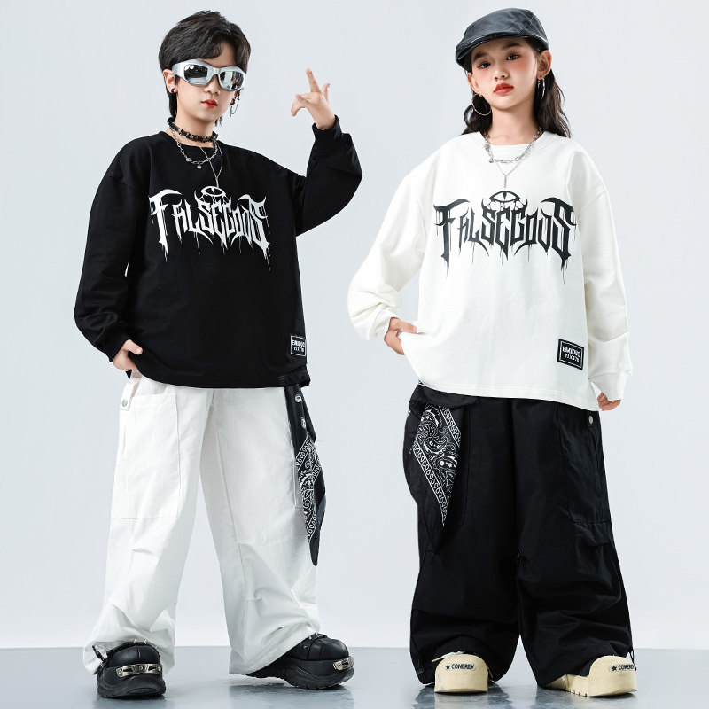 少儿街舞服装hiphop爵士舞练功服