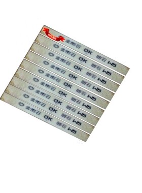 金相油石/油石条/打磨条/磨刀石/抛光工具/精磨油石白色10x20x130