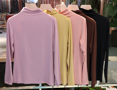 轻薄款发热纤维中领零感保暖内衣