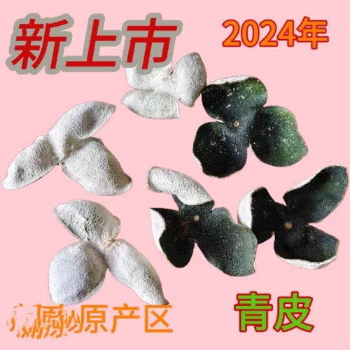 2025年正宗十年老树圈枝大青皮茶枝柑果生晒新陈皮干500g
