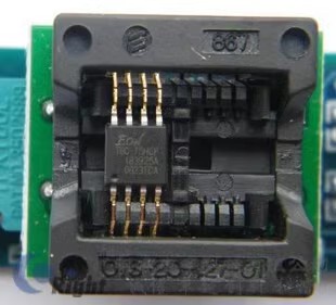 大8脚座子 宽SOP8位适配器座 主板BIOS转接座SOP8转DIP8烧录座