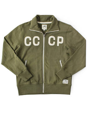 十贰码Leredita500G全棉重磅强捻针织复古运动卫衣开衫苏联Cccp