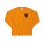 十贰码 Leredita克鲁伊夫14号荷兰复古长袖 球衣超柔软纯棉平纹面料