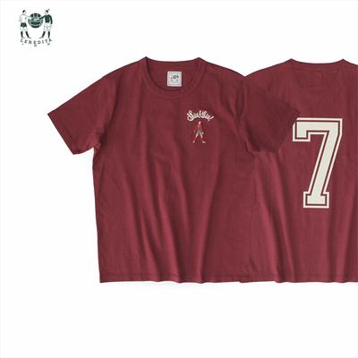 十贰码C罗Siu7号纯棉复古短袖T恤