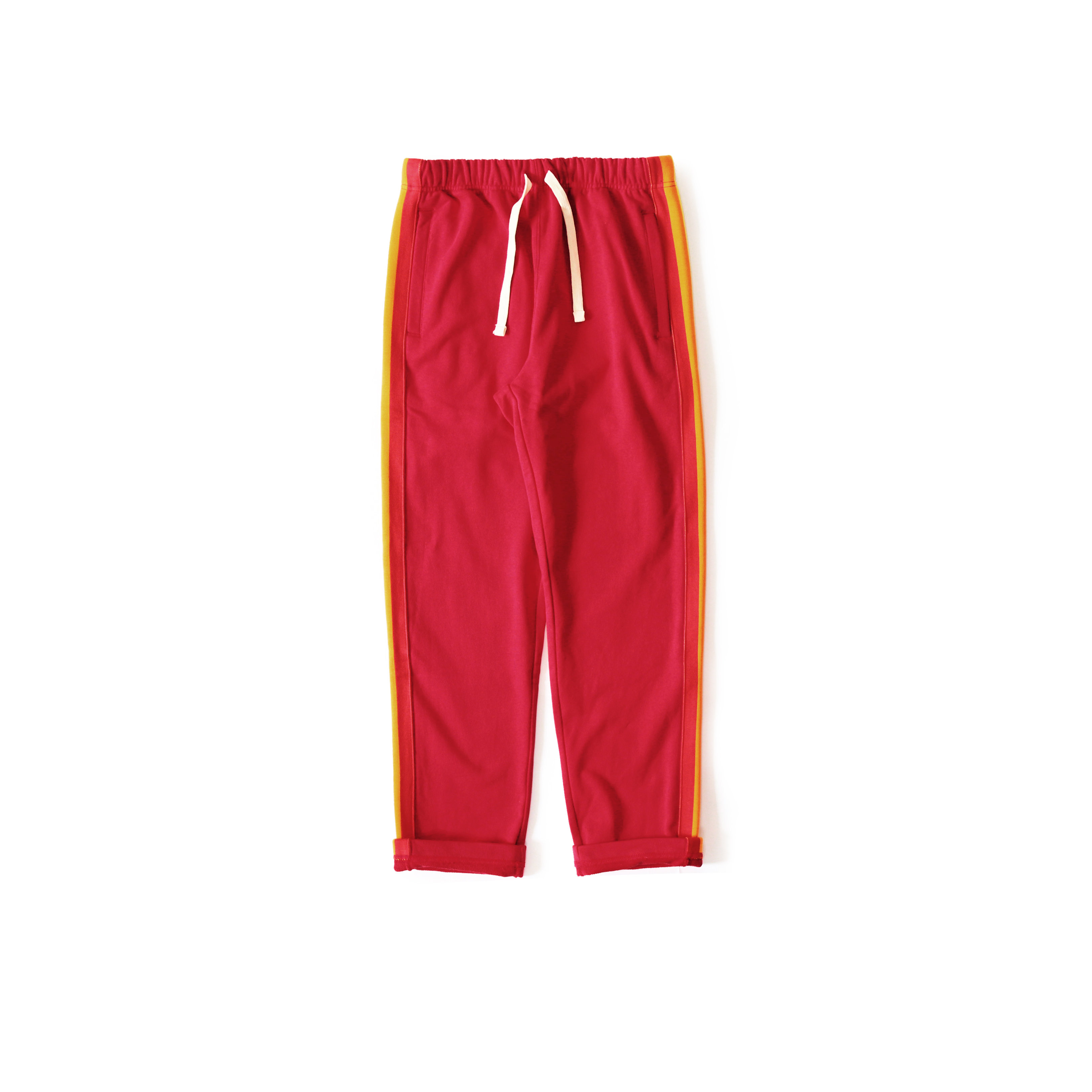 十贰码复古中国全棉针织长裤