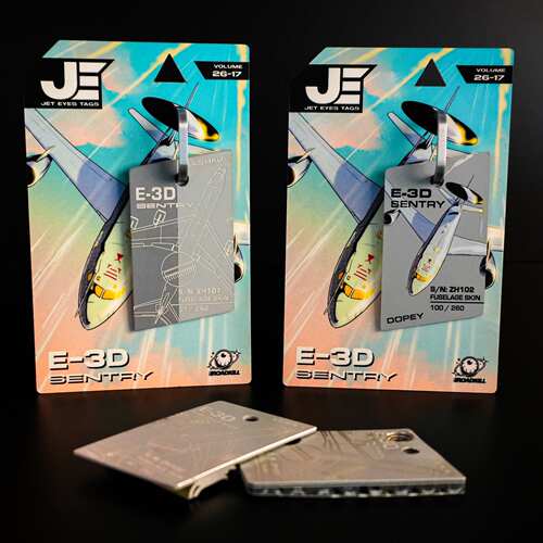 JETs英国皇家空军RAF E3D哨兵预警机Sentry蒙皮钥匙扣文创挂件