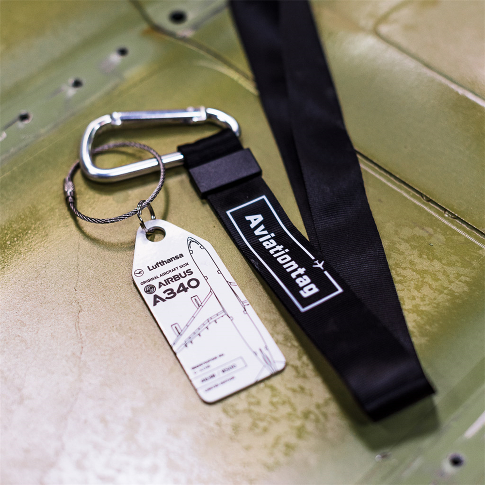 AviationTag Planetags挂绳展示架金属扣环软壳硅胶保护套钥匙扣