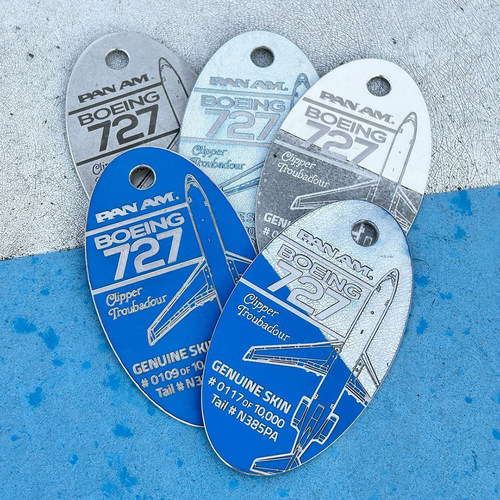 美国泛美航空波音727飞机蒙皮