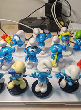 满百包邮正版老货思乐 Schleich绝版蓝精灵电影版公仔玩偶卡通