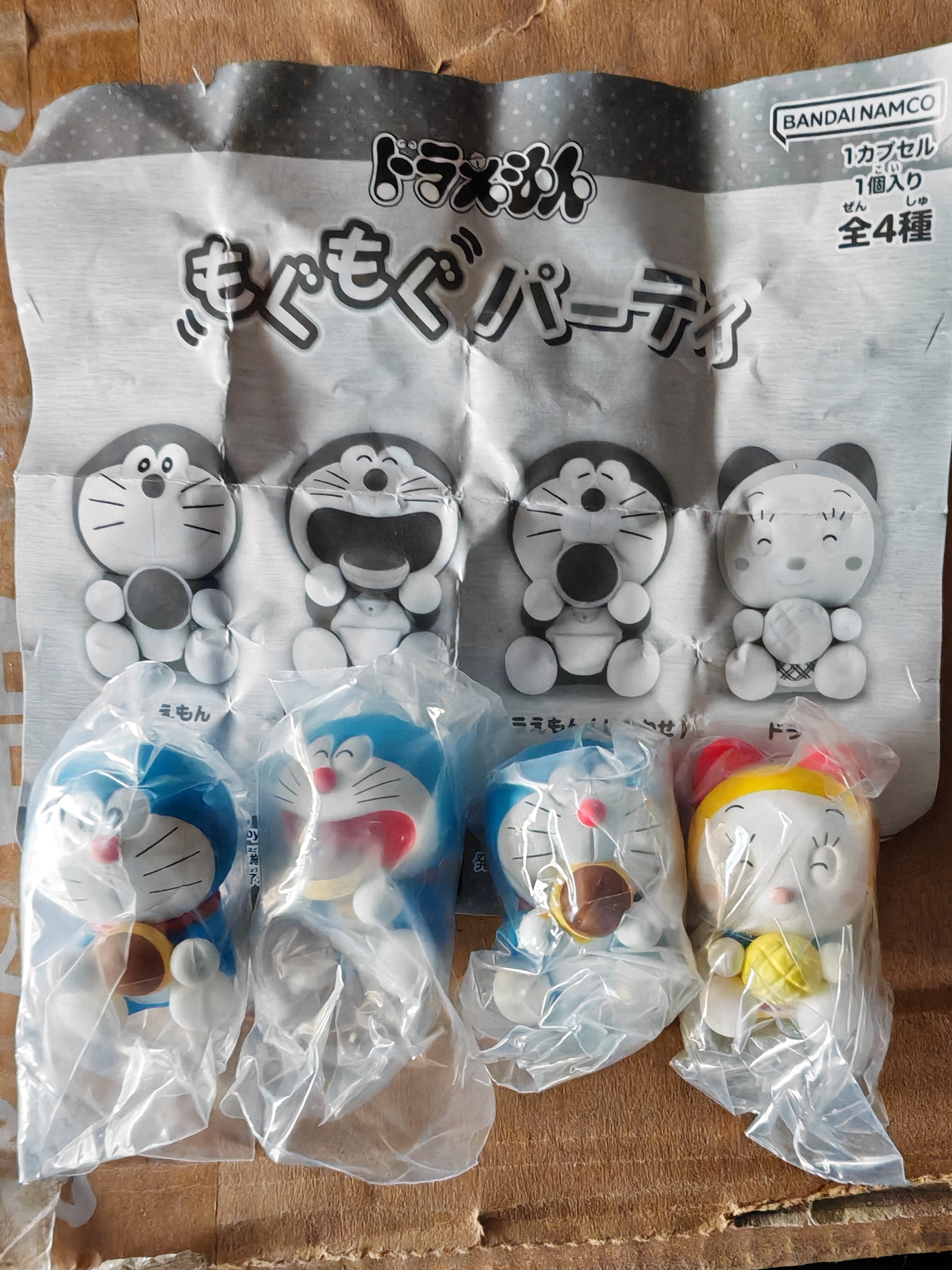 满百包邮正版扭蛋老货 哆啦A梦 机器猫哆啦美 铜锣烧美食派对公仔