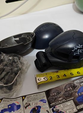 满百包邮正版扭蛋 扎古头 渣古 zaku head 夏亚 拼装摆件