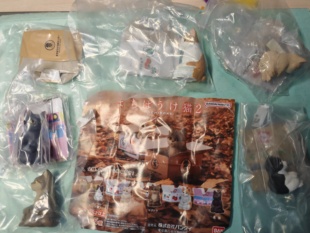 MACHIBOKE 满百 扭蛋老货 BANDAI万代正版 纸箱猫咪2 包邮