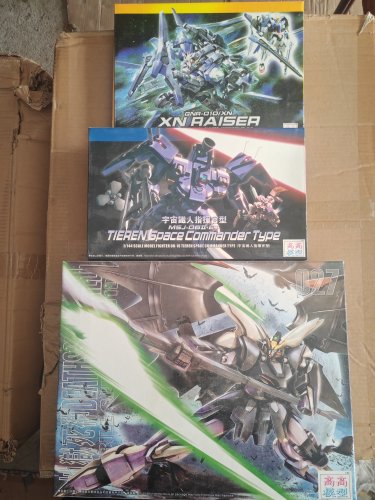 满百包邮HG 1/144高高模型00强化模组地狱死神高达等