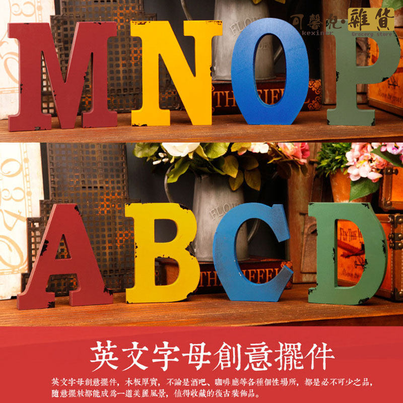 American style Retro woodiness letter Decorative Wall originality To fake something antique Home bar Café Wall decoration Wall hangingsin the Home accessories , Mural  category - from Buy2taobao.com to provide professional Taobao agent buy service