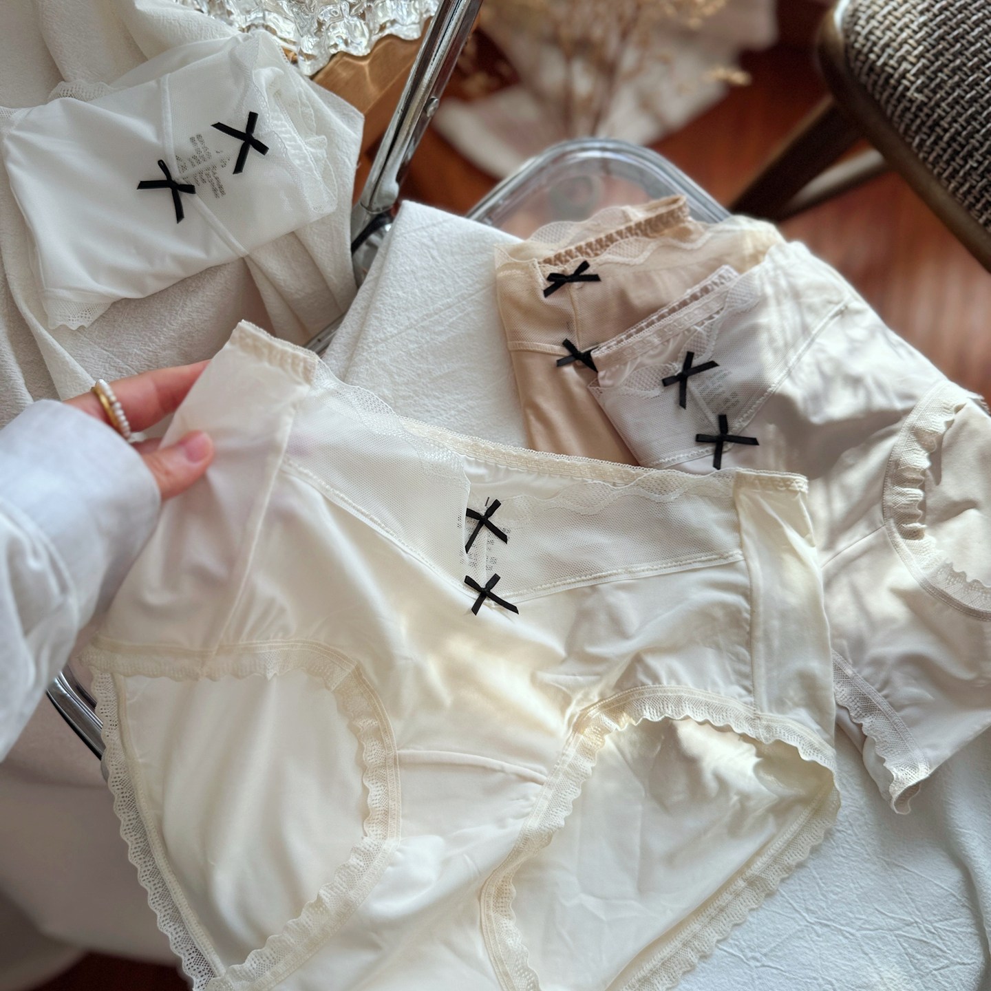 【9322】轻薄舒适冰丝牛奶丝甜美蕾丝网纱少女内裤三角纯棉裆,女士内衣/男士内衣/家居服,女三角裤,淘宝优惠券,粉丝福利购,淘宝优惠卷