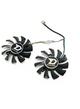 适用迪兰恒进RX 560/560D/R7 360/R7 350/R9 370x/HD7770/50 风扇