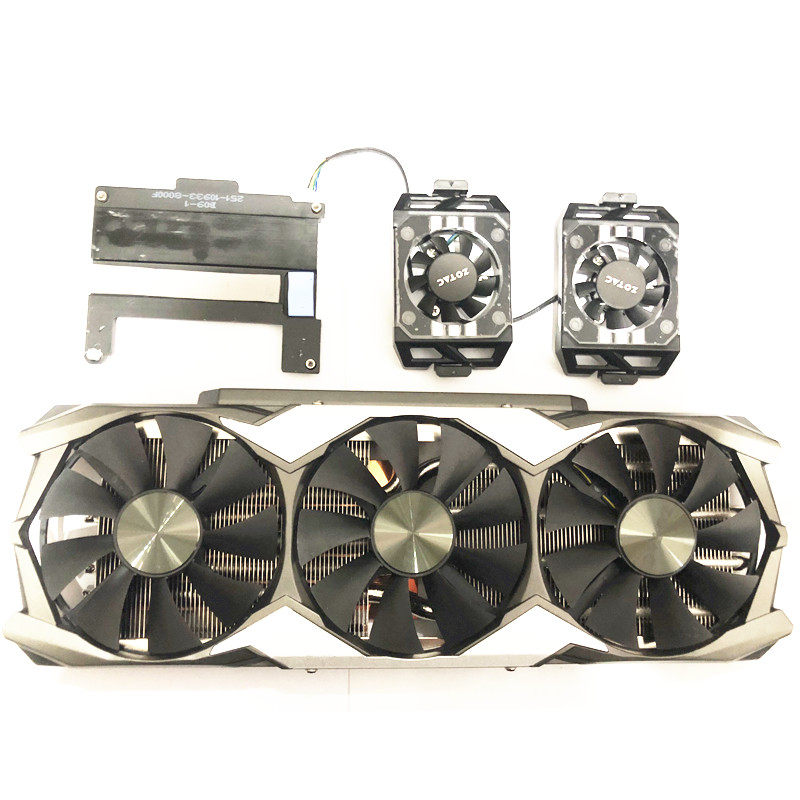 适用zotac索泰gtx1060 1070ti 1080 ti  plus oc显卡散热风扇