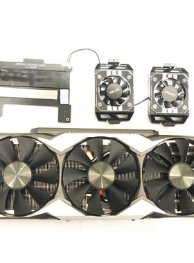 适用ZOTAC索泰GTX1060 1070TI 1080 Ti  PLUS OC显卡散热风扇
