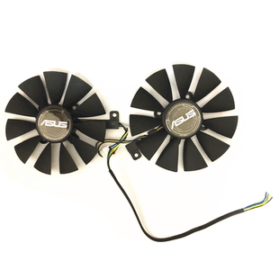 GAMING雪豹 适用华硕ASUS RX480 1070 rx580显卡散热风扇 GTX1060
