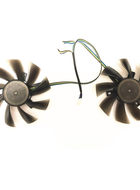 适用迪兰恒进 X-Serial 4G战将 RX560D 电脑游戏独立显卡散热风扇