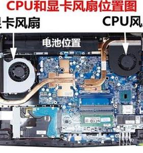 适用机械师T58 T57 T58-D1 D3 T1 G3 TiX 显卡CPU笔记本散热风扇