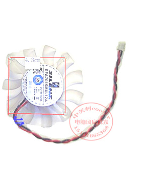 适用原装台式机显卡散热 华硕 ASUS HD4650 显卡风扇