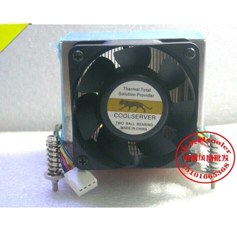 适用超大全铜2U侧吹服务器散热风扇 金钱豹2U1150 1155 1366 2011