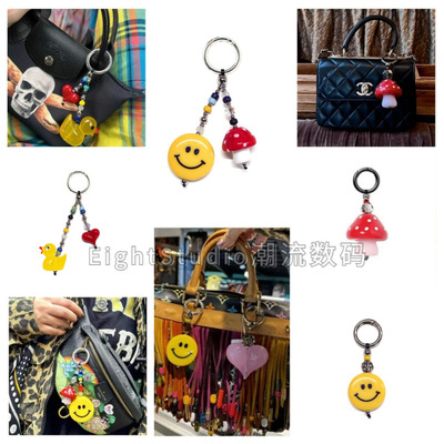 【超高版Stringting】手机链条短明星同款手工ins手机壳挂绳手腕