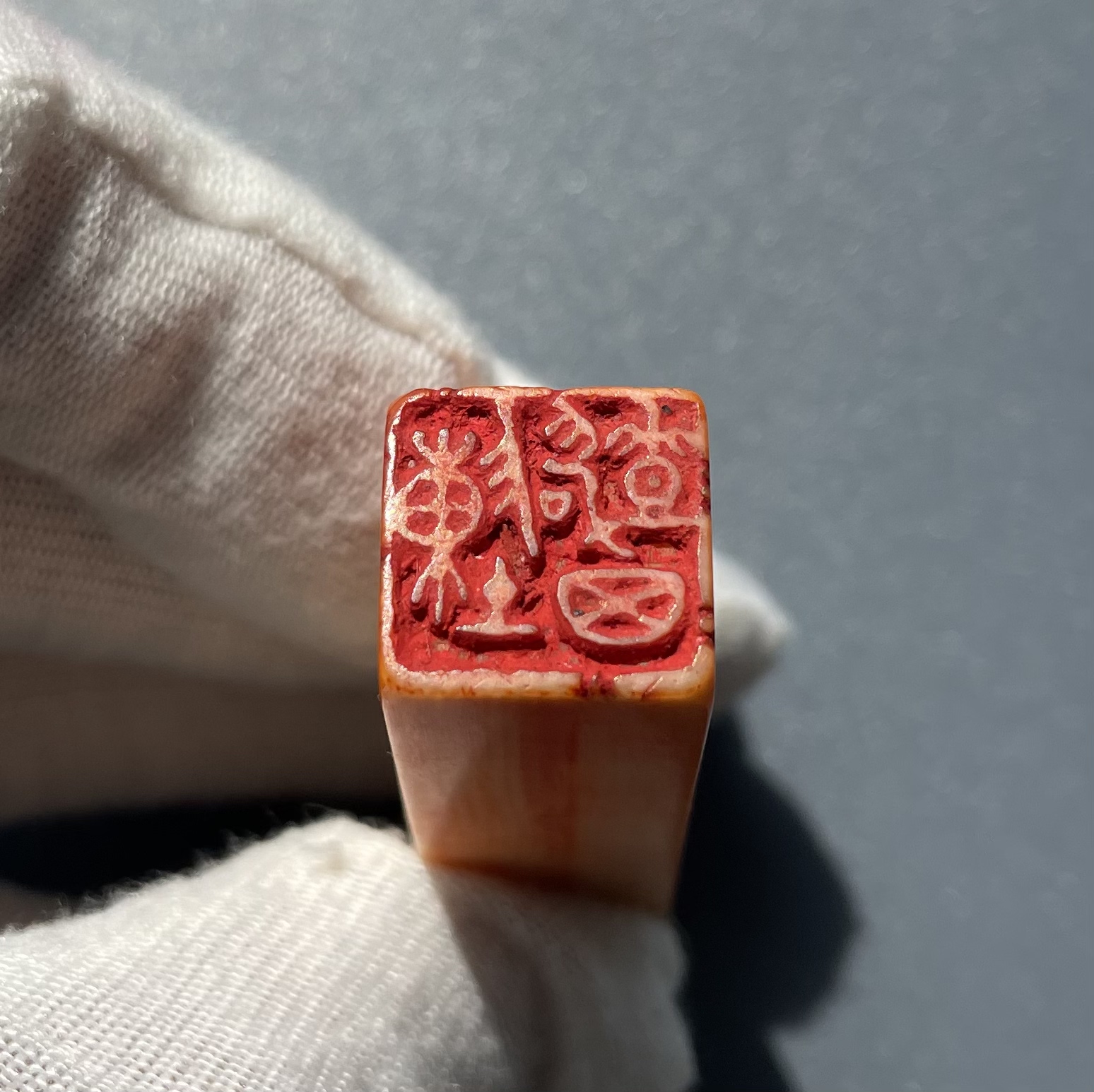 真品老包浆老刻清代老料印章金石篆刻好材料老物件收藏保真保老