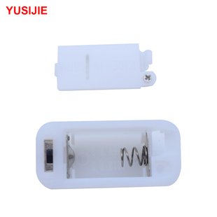 YSJ-459工艺品手办模型3节AG13纽扣电池盒4.5v螺丝固定塑胶外壳