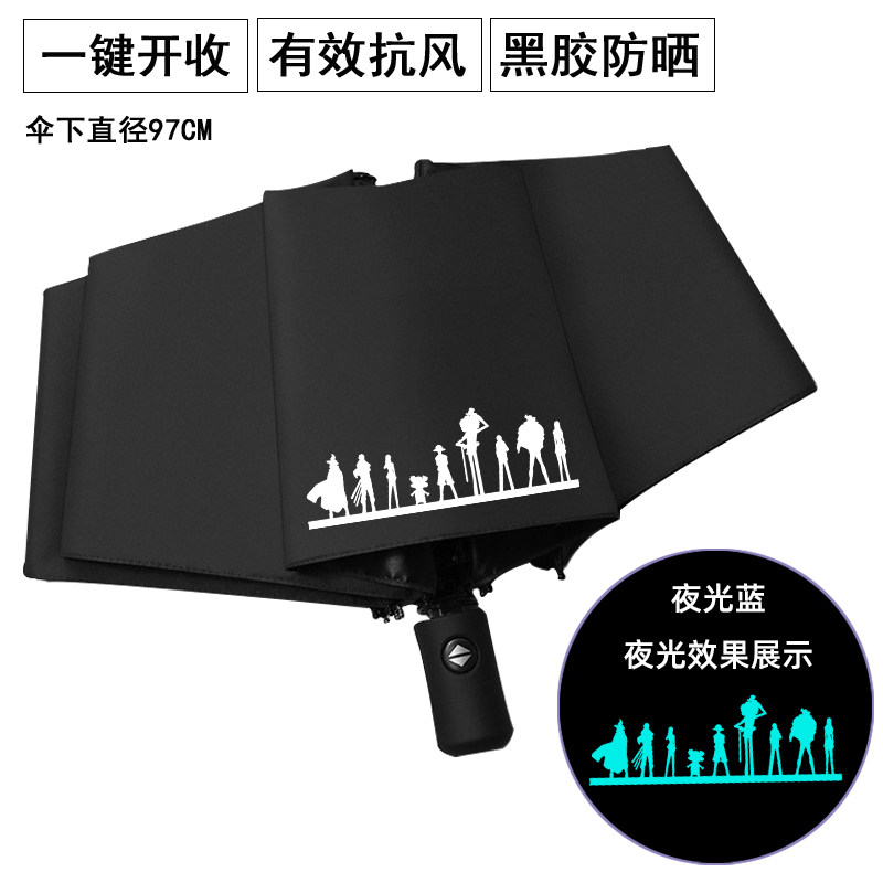 动漫航海王海贼王路飞两用伞自动伞