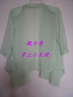 品牌夏款雪纺外套a3bb32411披肩