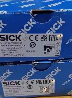 WTT12L-A2563西克Sick激光距离传感器订货号：1082474全新现货